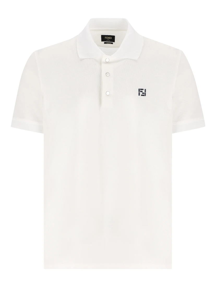 Fendi T-shirts and Polos White