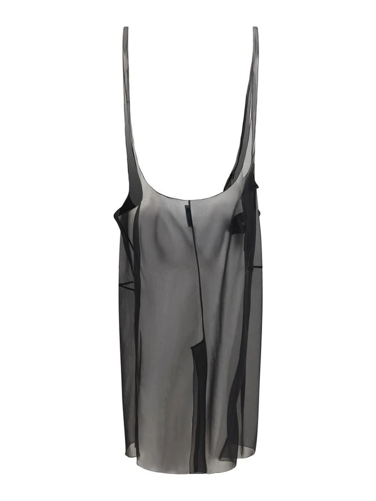 Black Polyester Midi Skirt alternative