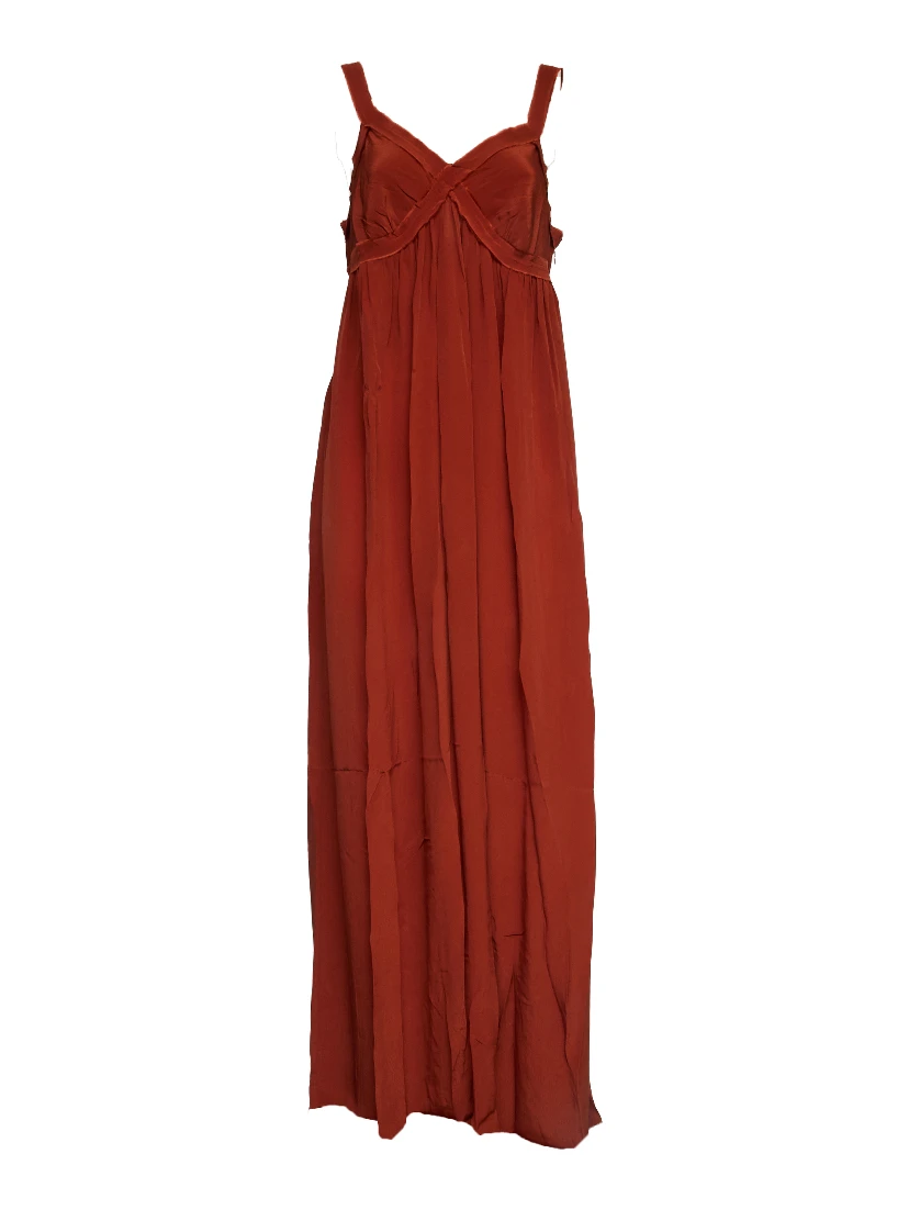 Jacobean Maxi Babydoll Dress