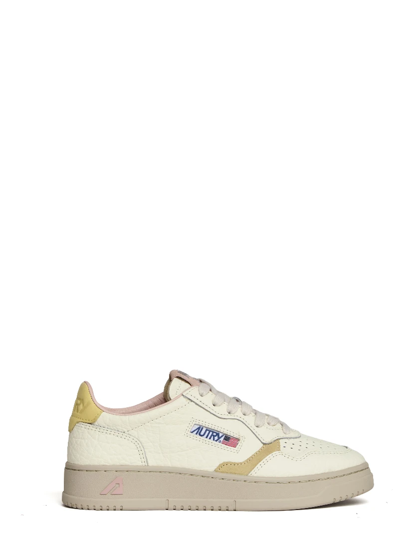 Sneakers Medalist Low In Pelle, Suede Elephant