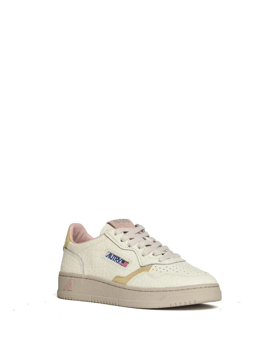 Sneakers Medalist Low In Pelle, Suede Elephant