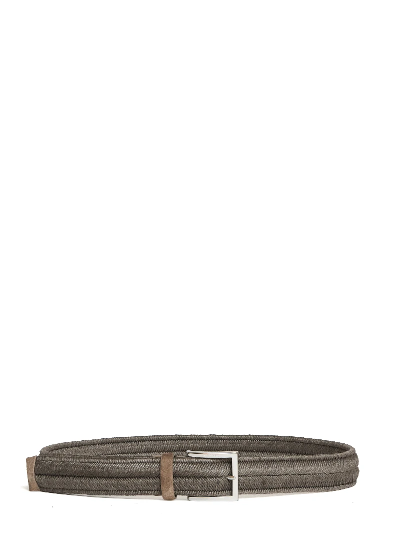 Cintura Elasticizzata Rope Elast In Lino