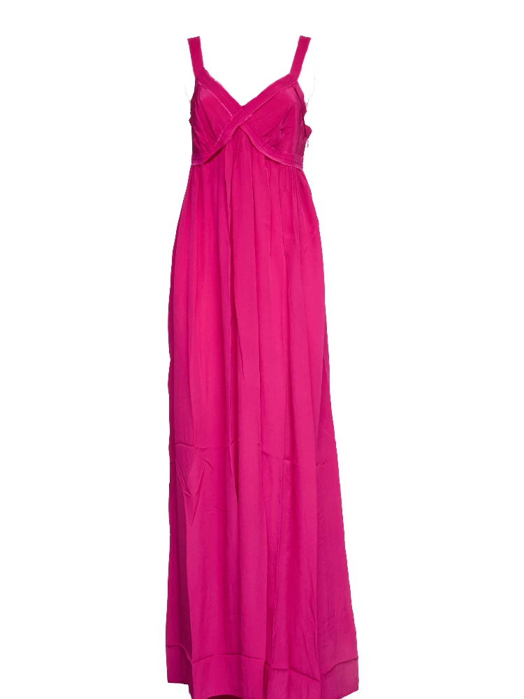 Jacobean Maxi Babydoll Dress