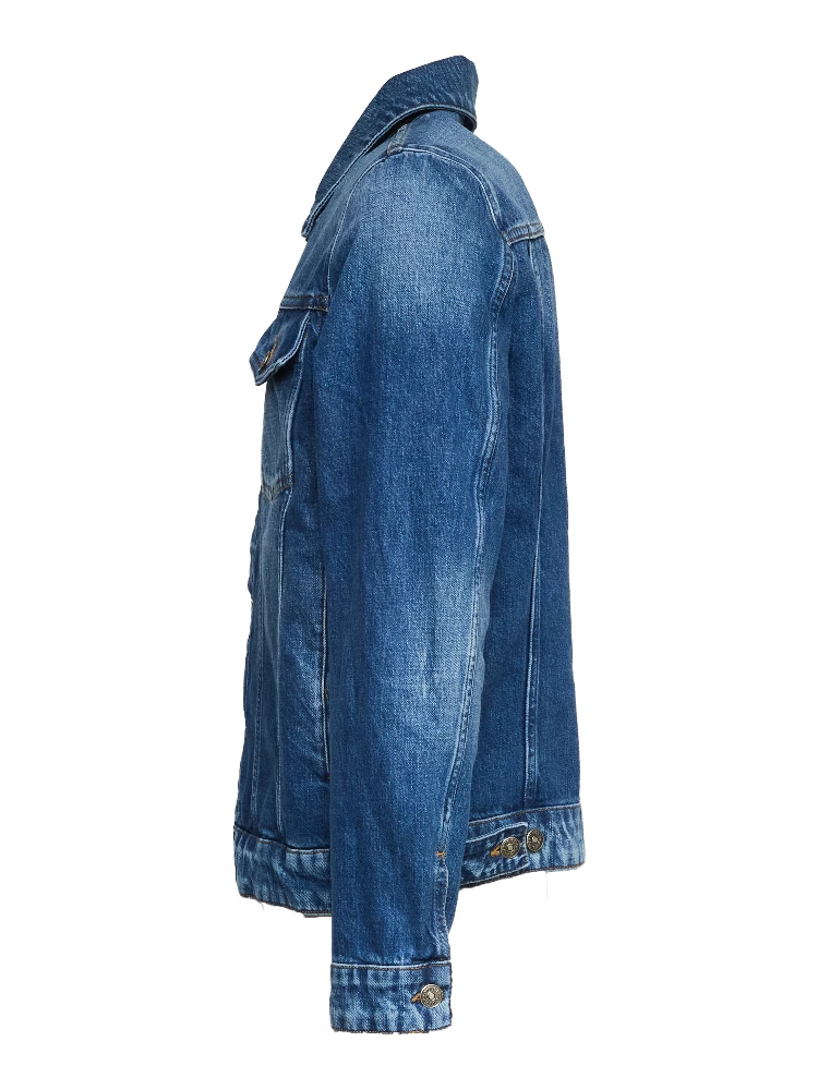 Trucker In Denim Blu Fisso Cross Regular alternative