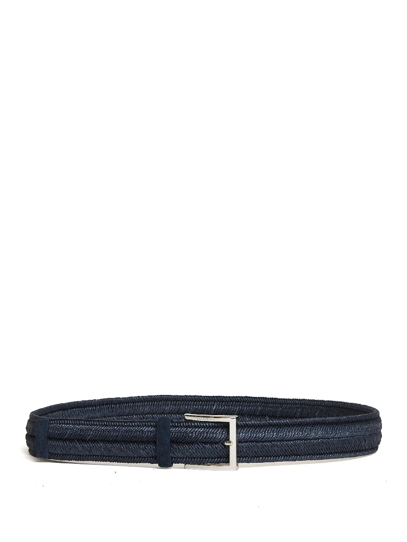 Cintura Elasticizzata Rope Elast In Lino