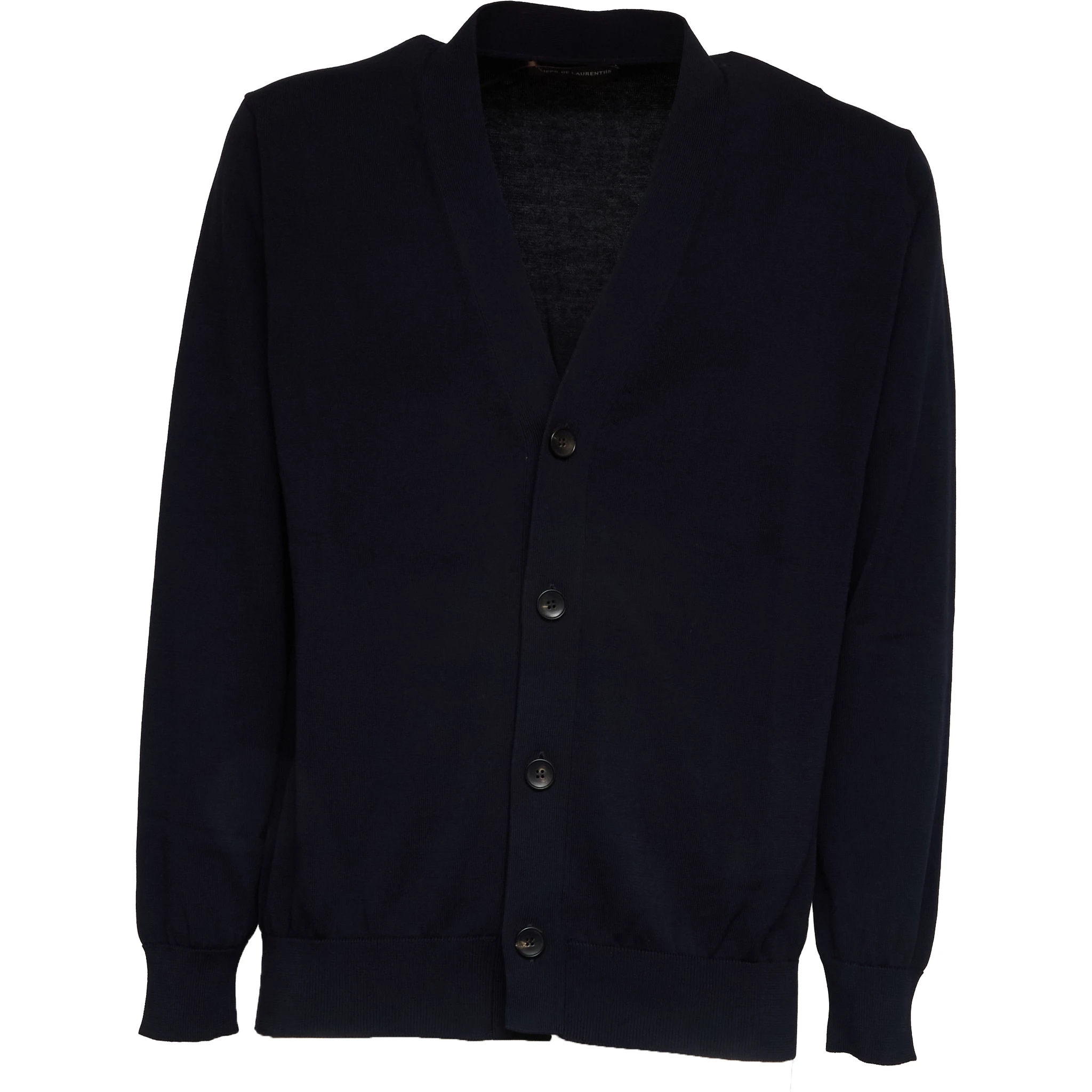 Cardigan In Crêpe Di Cotone