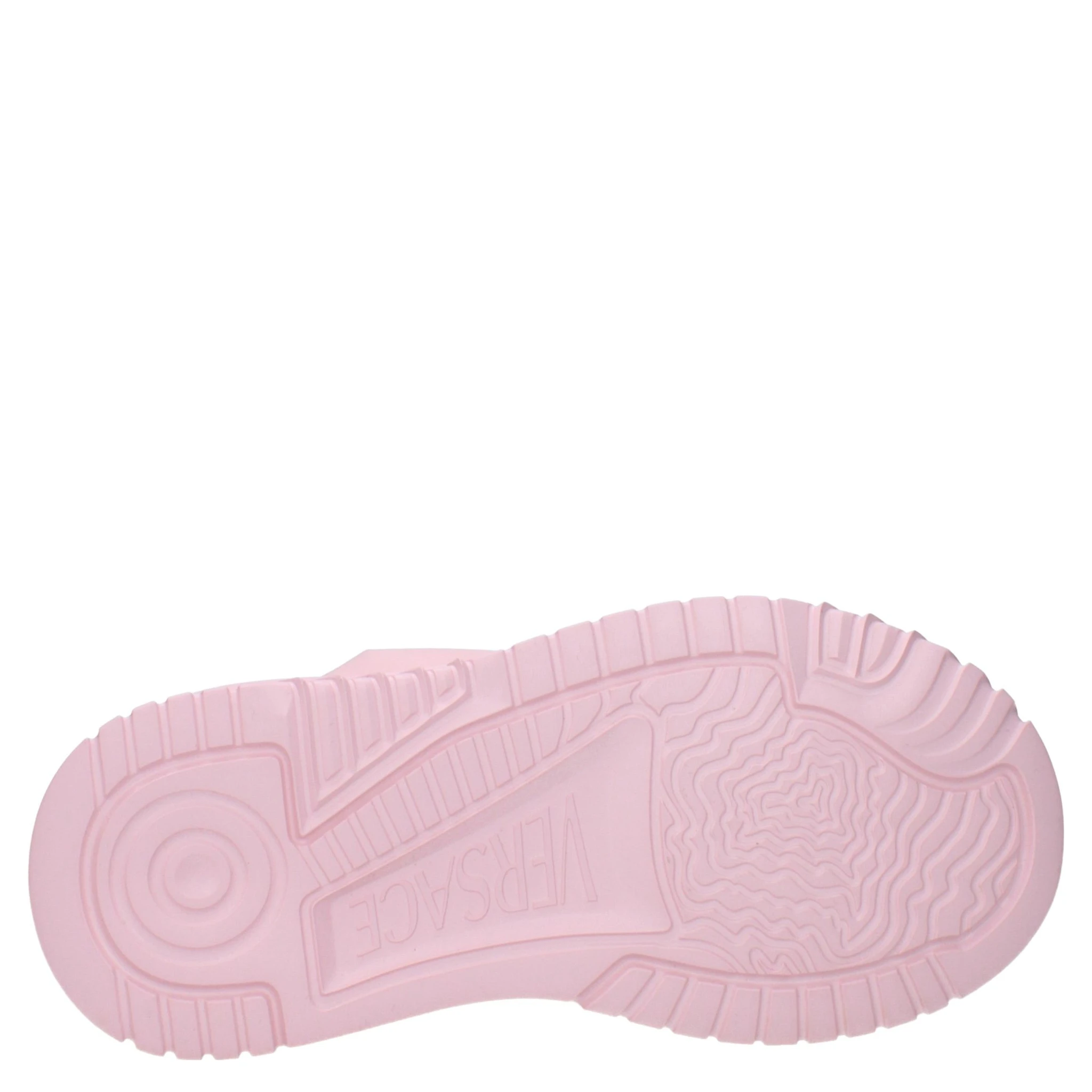 Pink Leather Chunky Sneakers