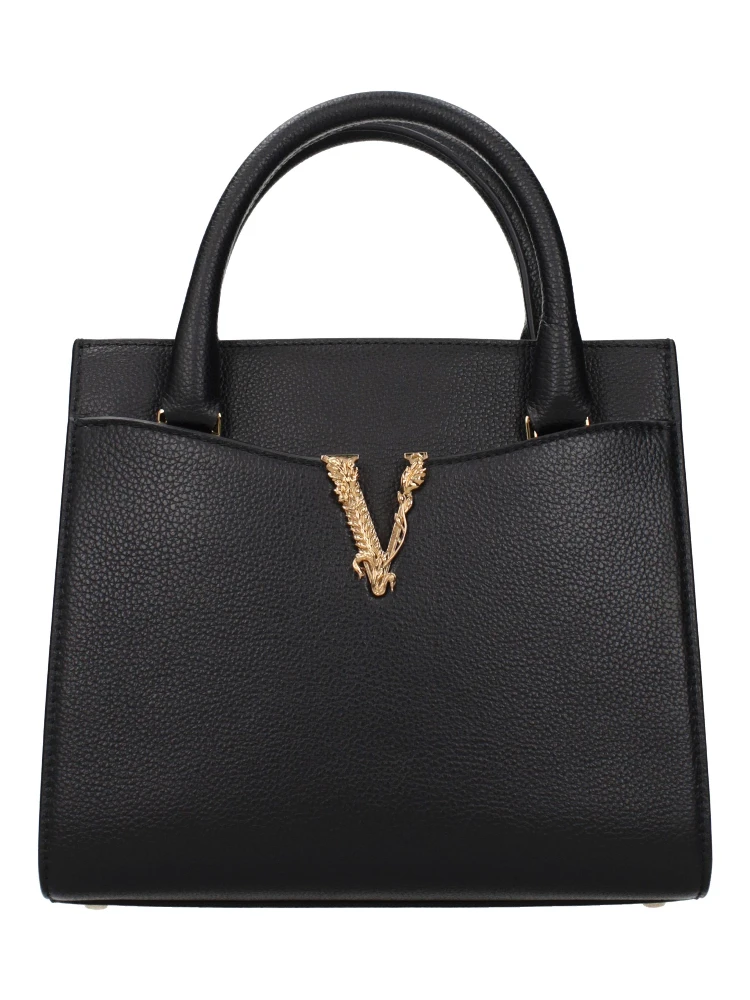 Black Leather Handbag