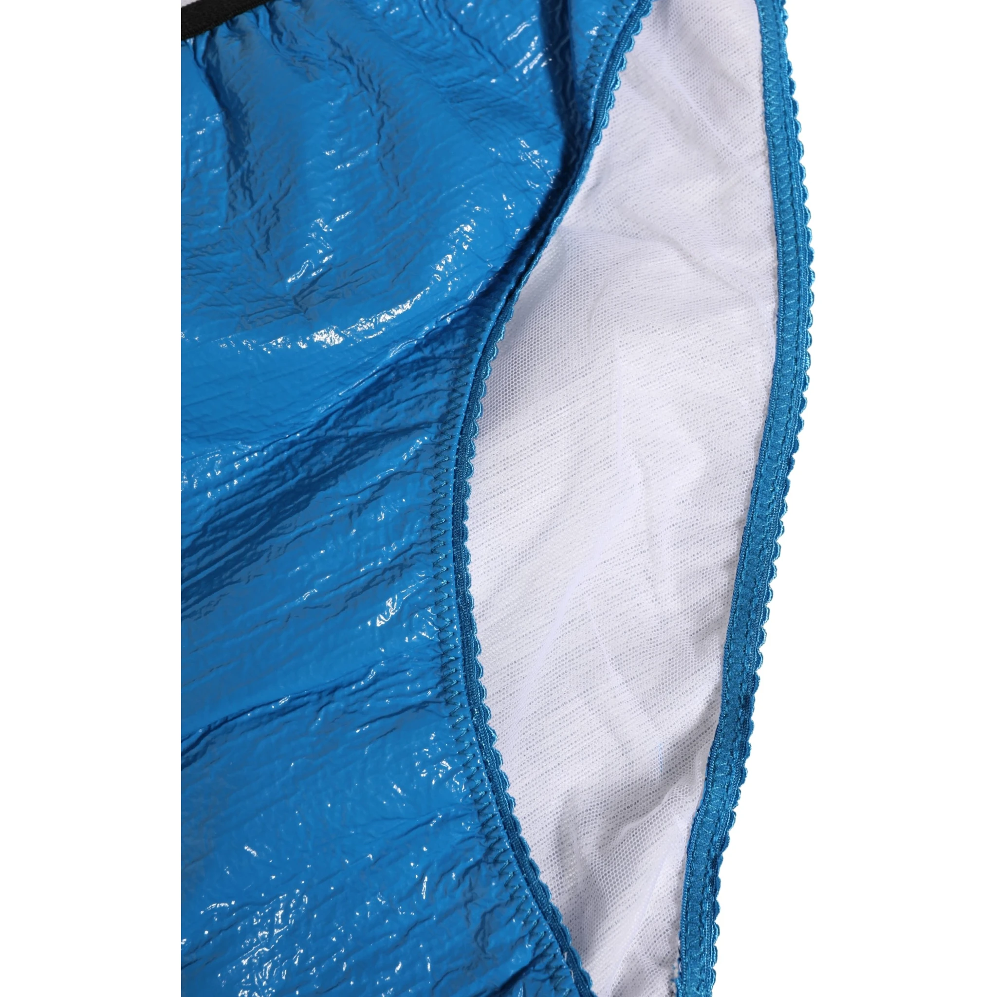 Blue Logo Waistband High Waist Brief Underwear