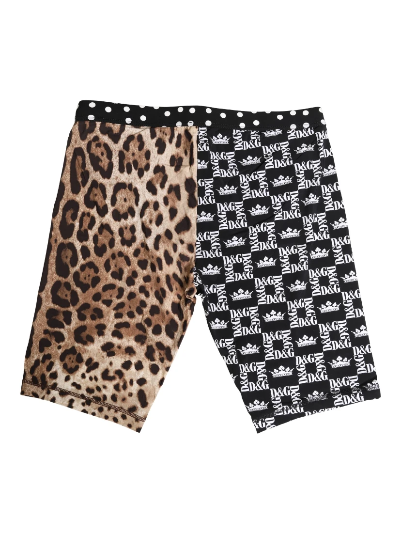 Multicolor Patterned Cycling Bike Shorts Underwear