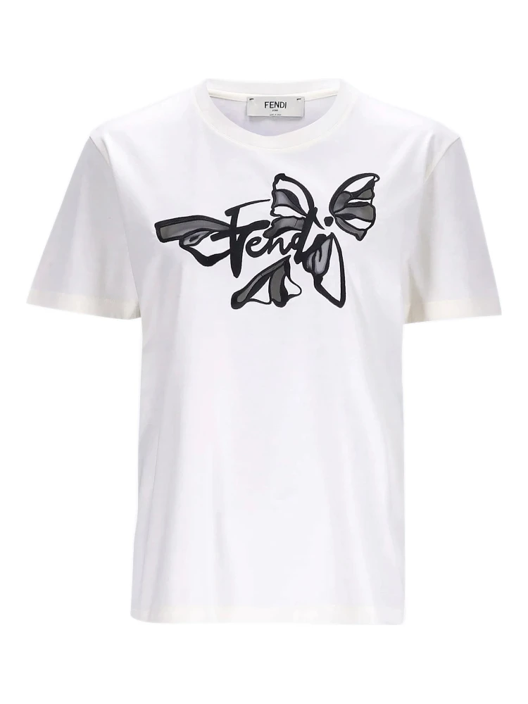 Fendi T-shirts and Polos White