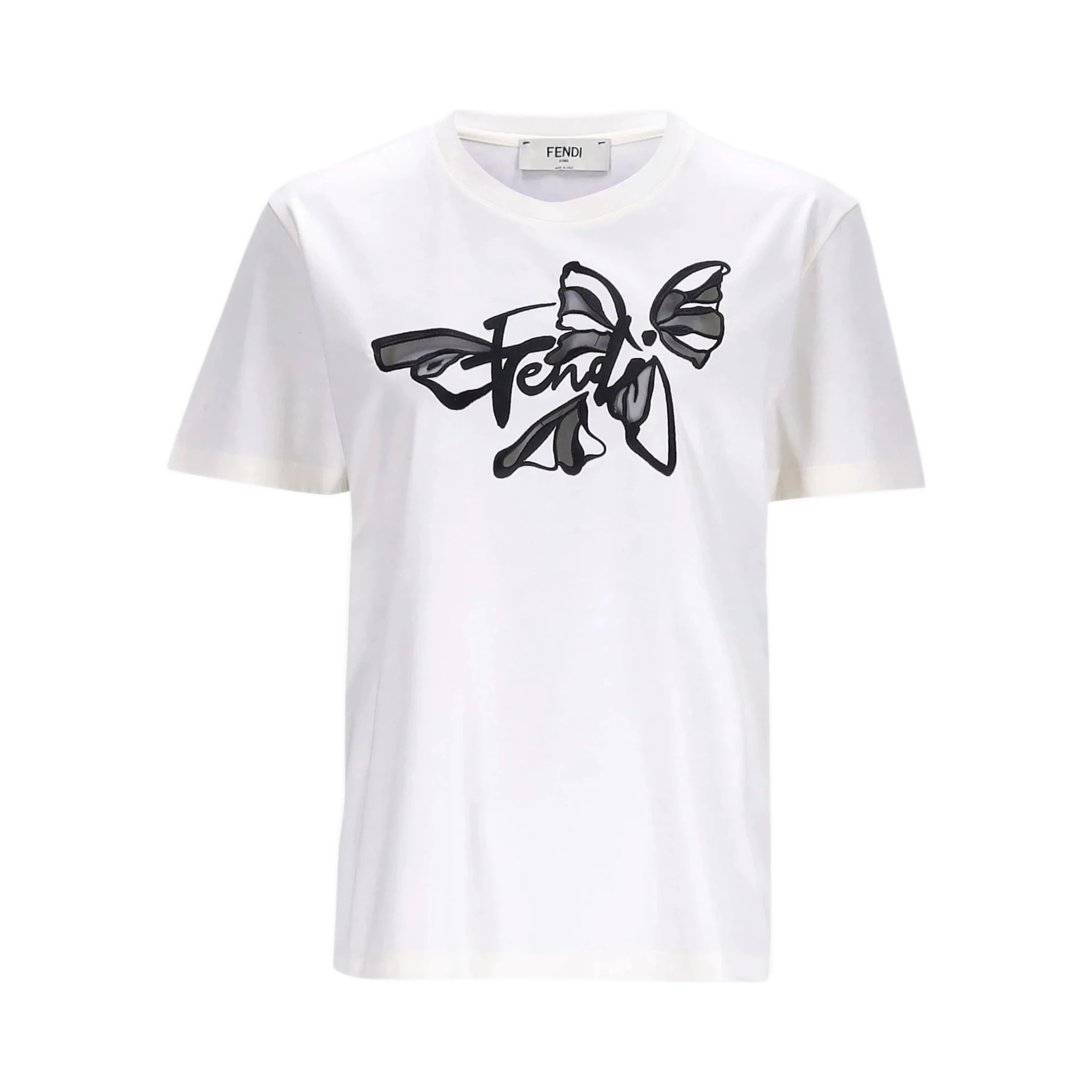 Fendi T-shirts and Polos White