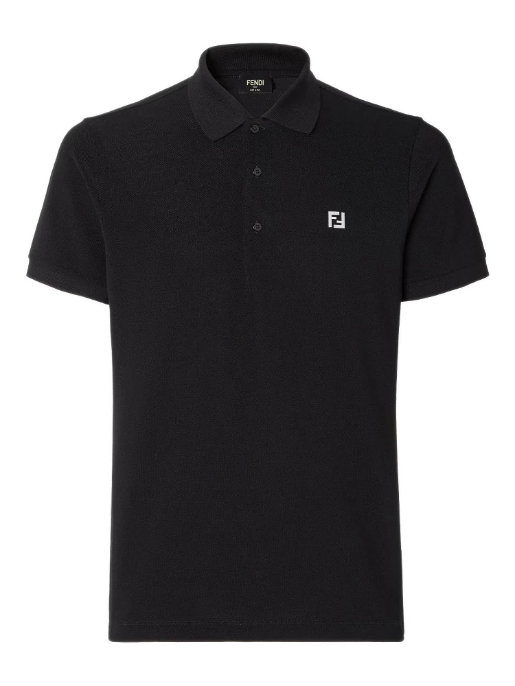 Fendi T-shirts and Polos Black