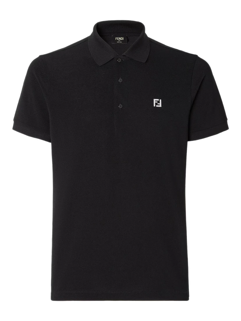 Fendi T-shirts and Polos Black
