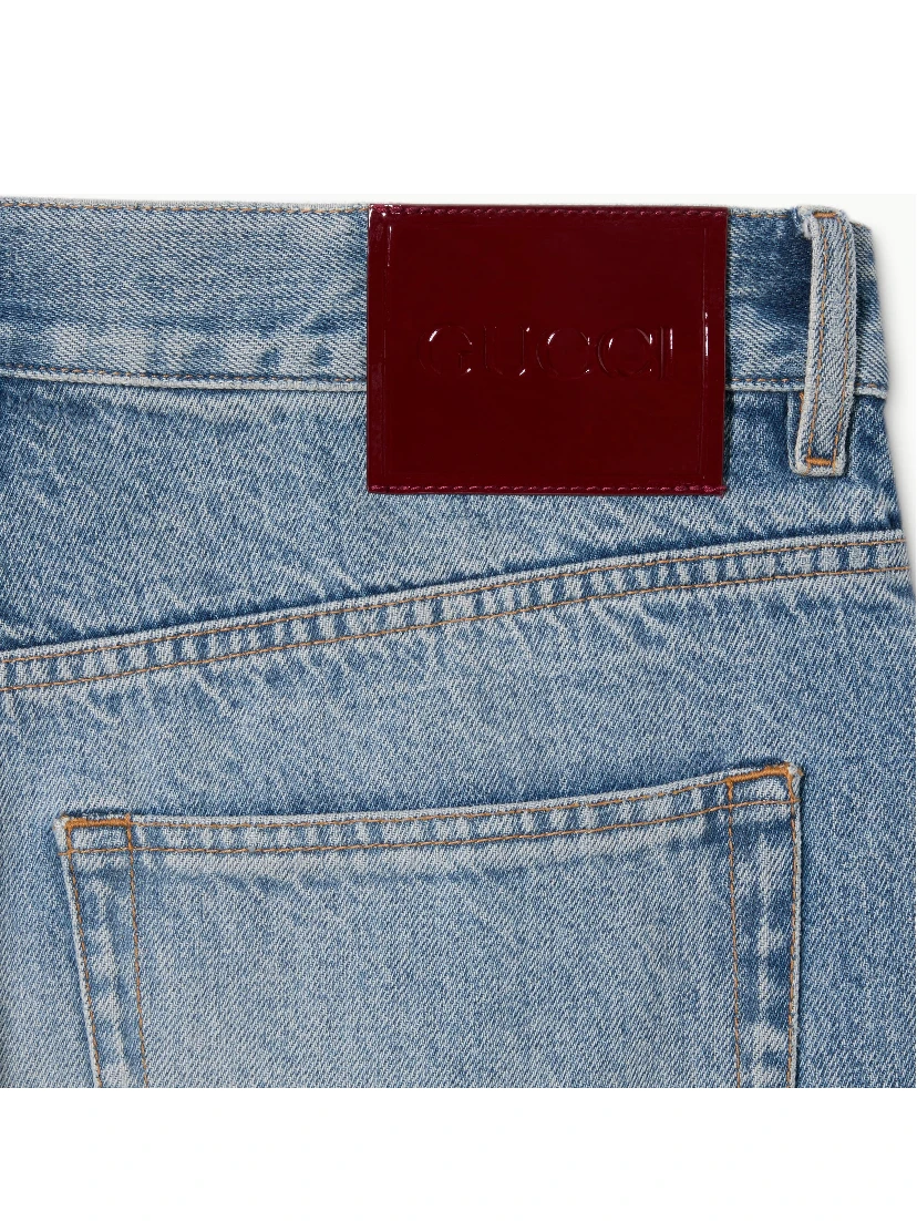 Straight leg jeans