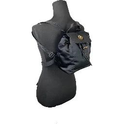 Versace Mini Nylon Medusa Drawstring Backpack Bag