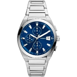 Gray Stainless Steel Dress Watch