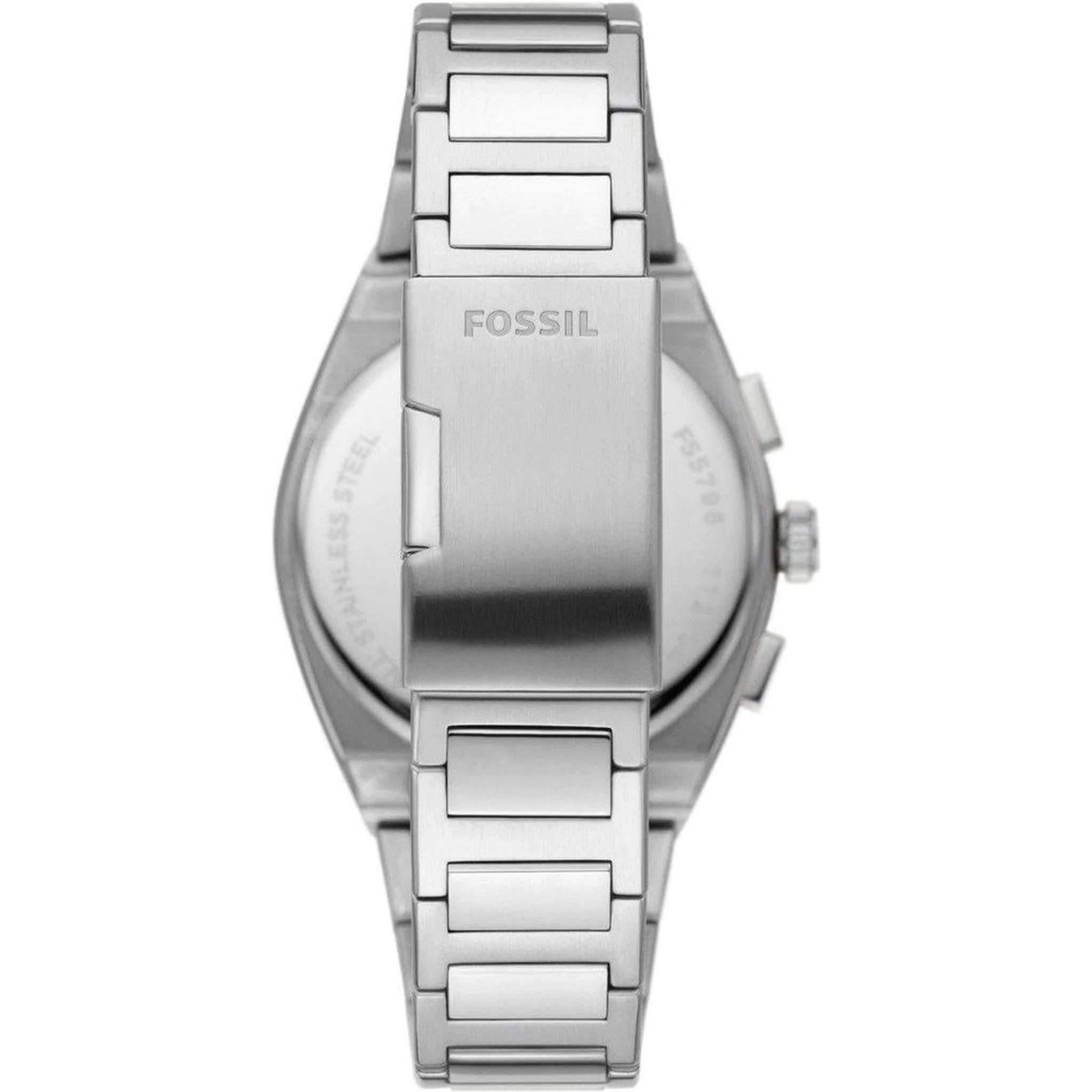 Gray Stainless Steel Dress Watch