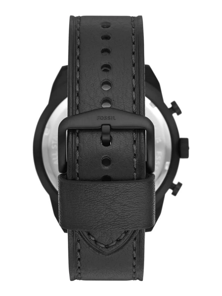 Black Leather Sport Watch alternative