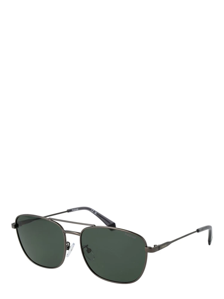 Gray Stainless Steel Sunglasses