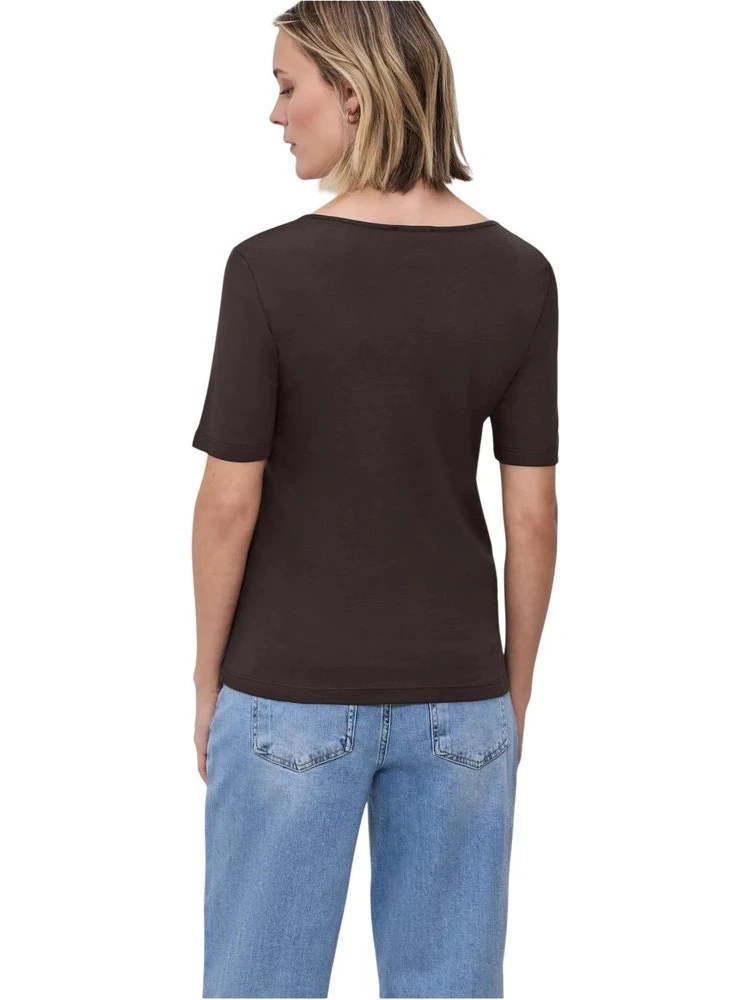 Brown Cotton Long Sleeve T-Shirt alternative