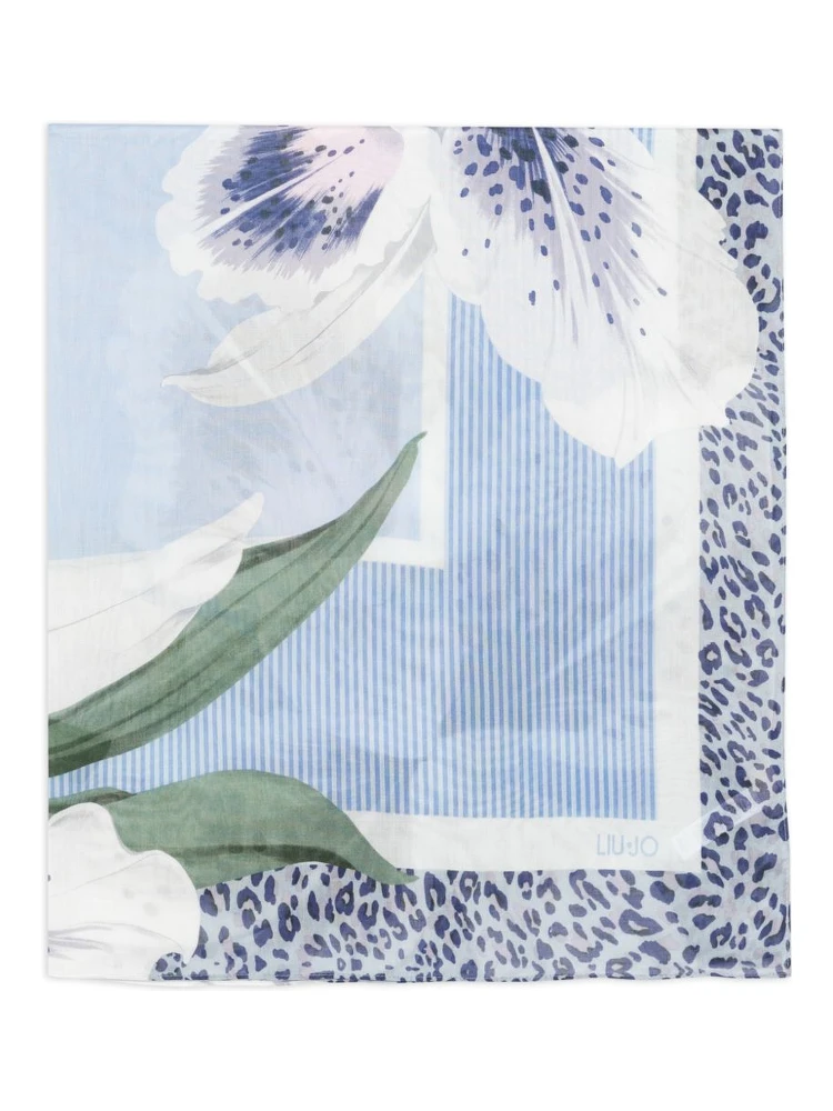 Liu Jo Scarfs Blue
