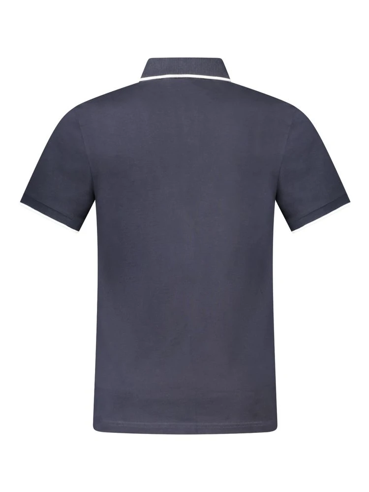 Blue Cotton Men's Polo-Shirt alternative