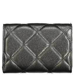 Nero Polyurethane Women Wallet