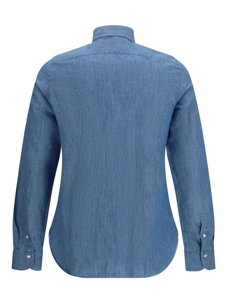 Blue Cotton Dress Shirt alternative