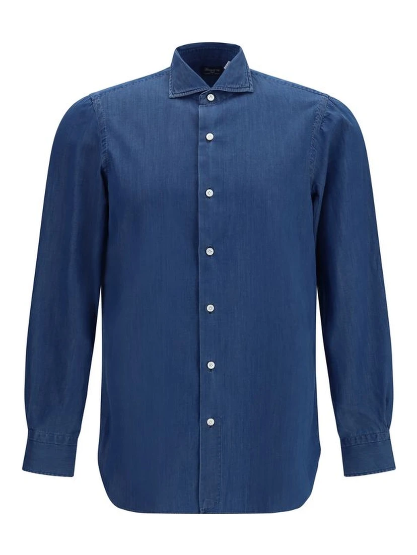 Blue Cotton Shirt