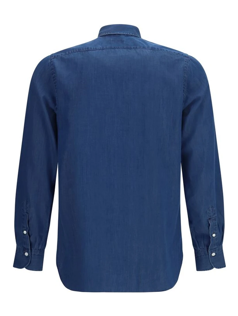 Blue Cotton Shirt