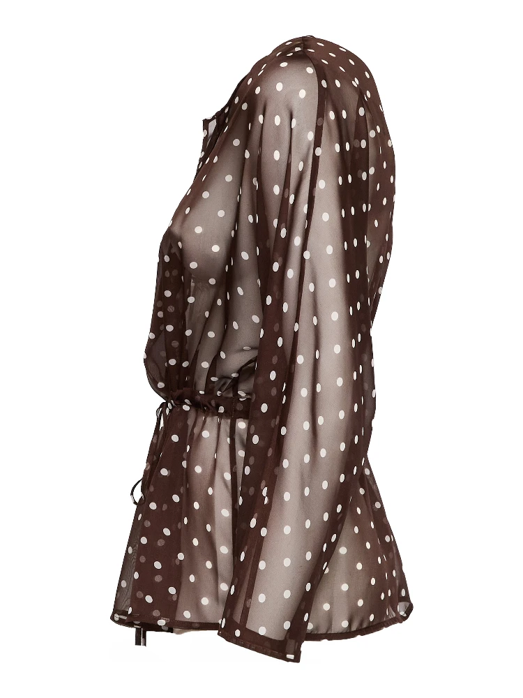 Coprispalle Pallina In Chiffon Poly Stampa Pois alternative