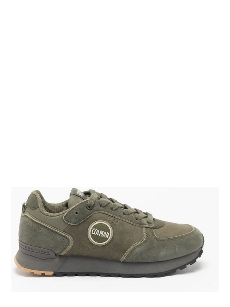 Bicolor Leather Low Top Sneakers