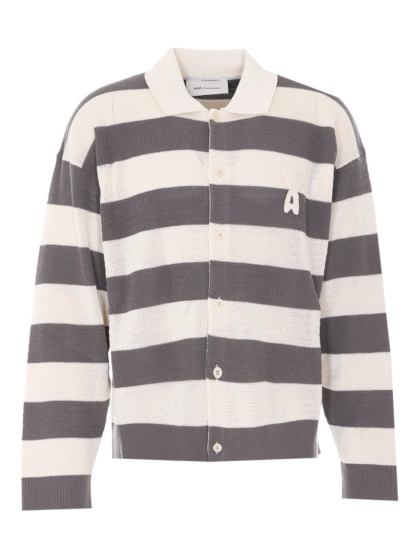Ami Alexandre Matiussi Shirts Beige