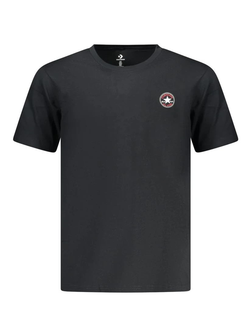 Black Cotton Men's T-Shirt
