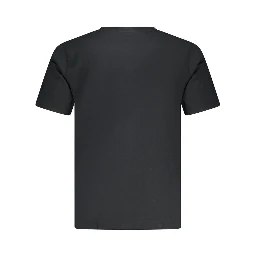 Black Cotton Men's T-Shirt