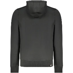 Black Cotton Men's Sweatshirt
