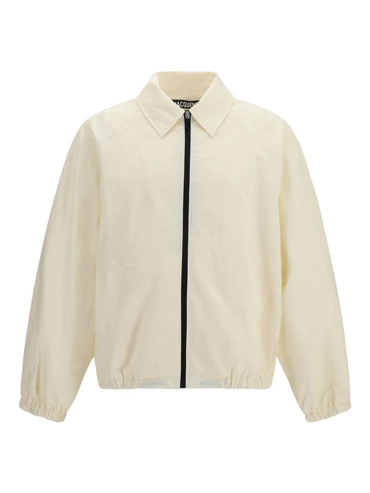 White Polyamide Shell Jacket