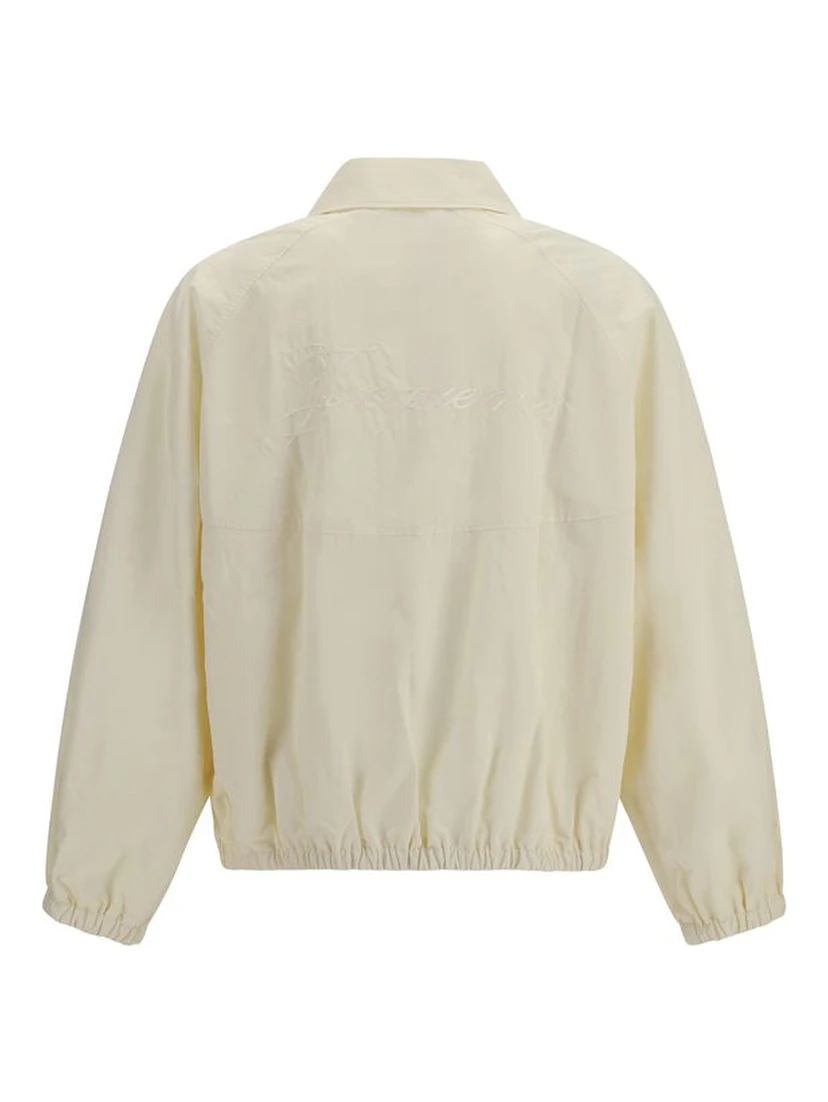 White Polyamide Shell Jacket