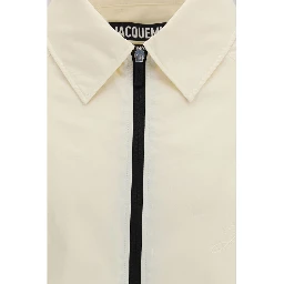 White Polyamide Shell Jacket