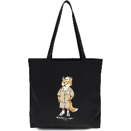 Black Cotton Handbag