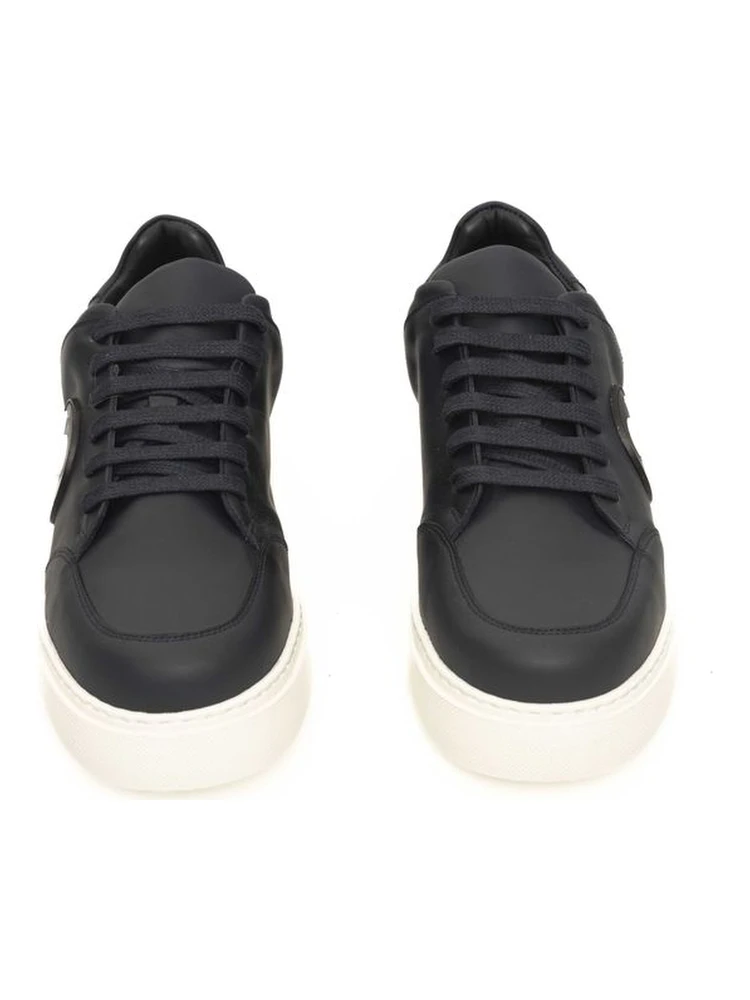 Blue Cowhide Men Sneaker alternative