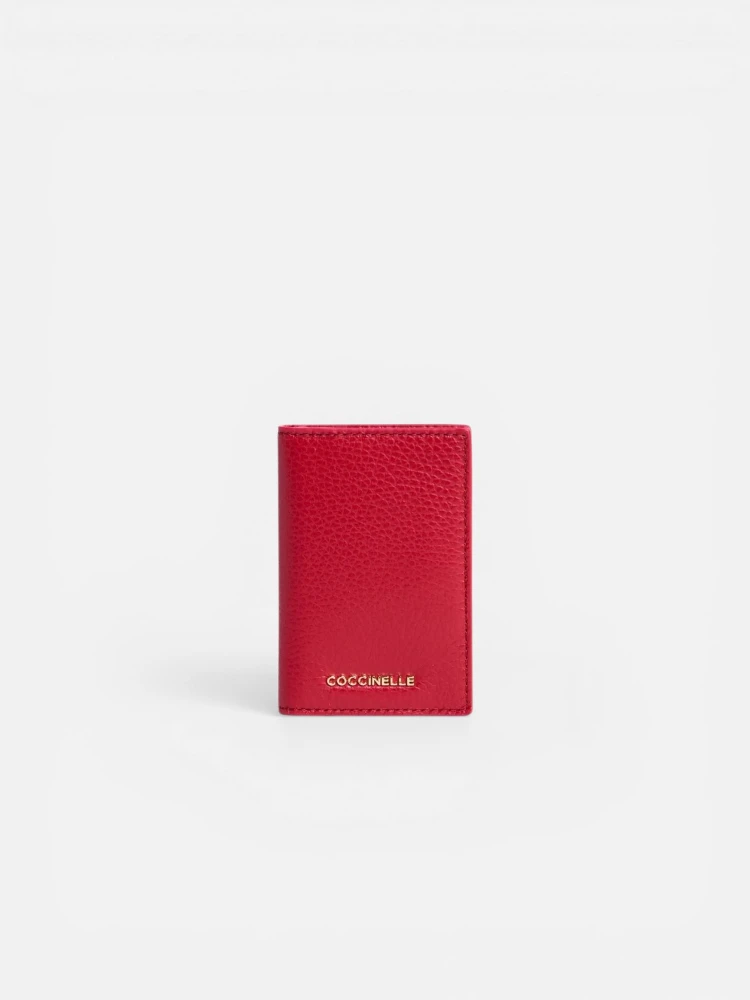 COCCINELLE METALLIC card holder