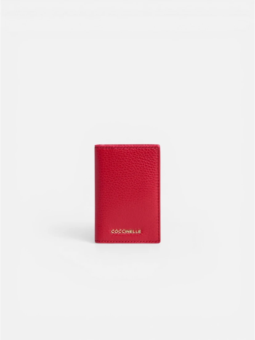 COCCINELLE METALLIC card holder