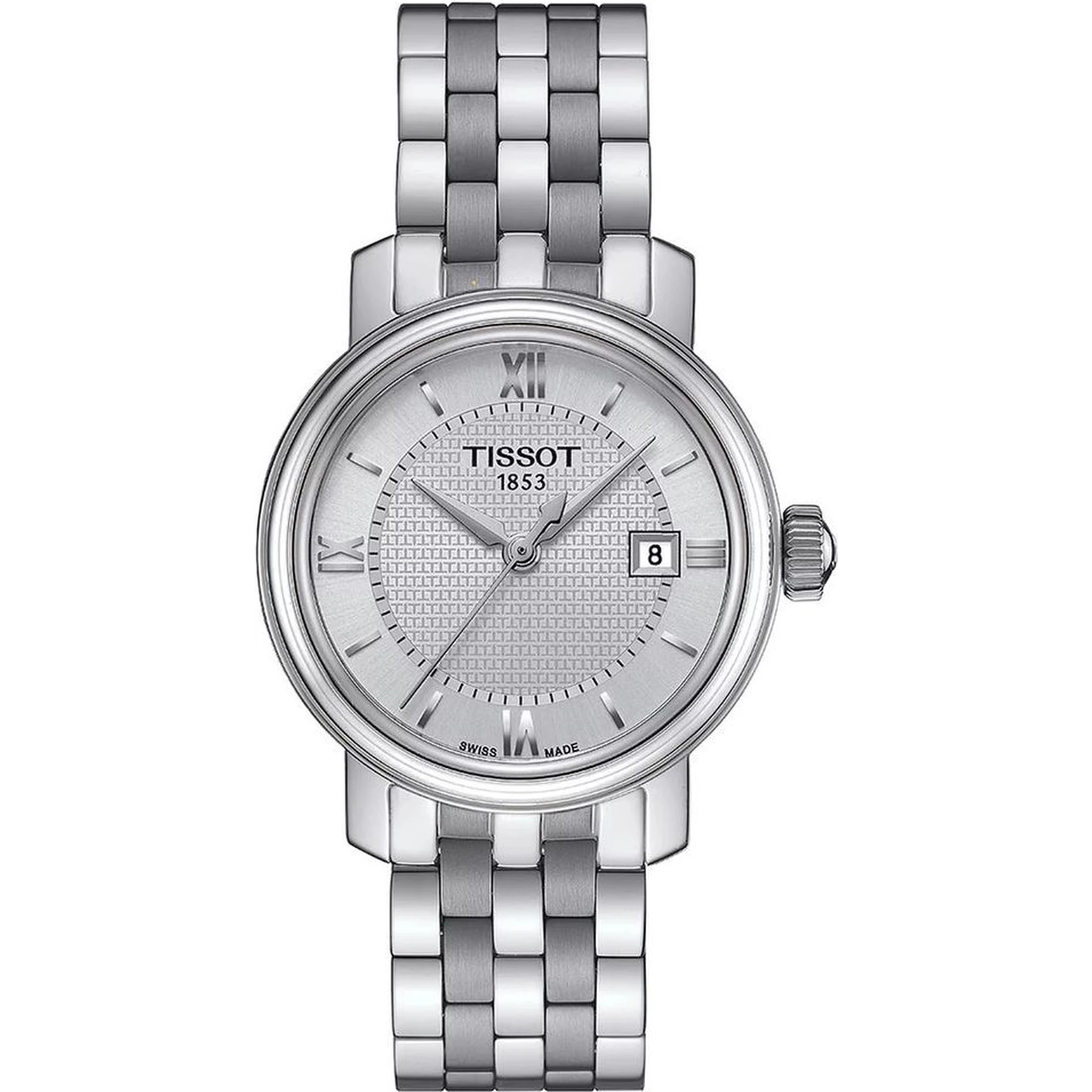 Gray Stainless Steel Dress Watch