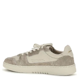 Gray Calf Leather Bos Taurus Low Top Sneakers
