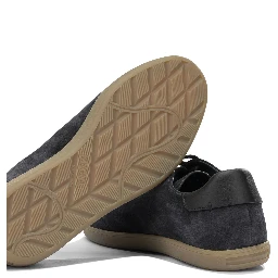 Suede leather sneakers
