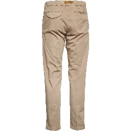 Pantaloni Lunghi In Cotone Satin Con Coulisse