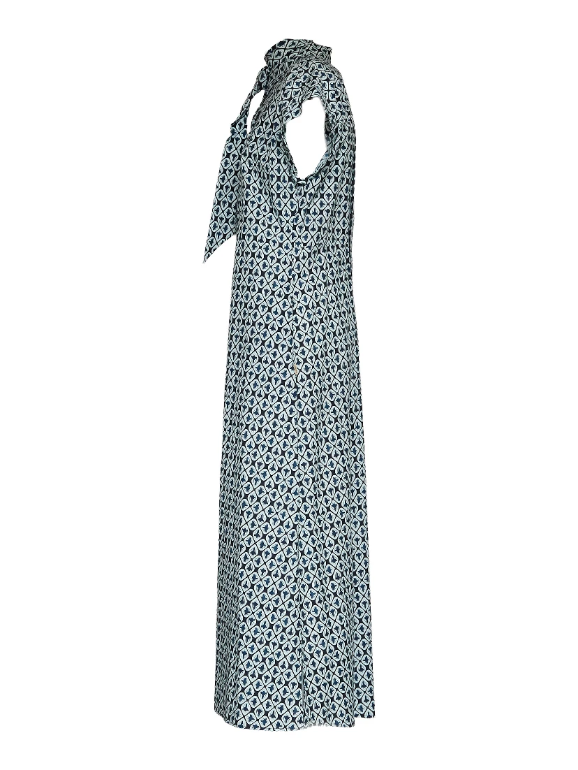 Cotton Viscose Chemisier Dress