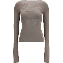 Gray Viscose Blouse